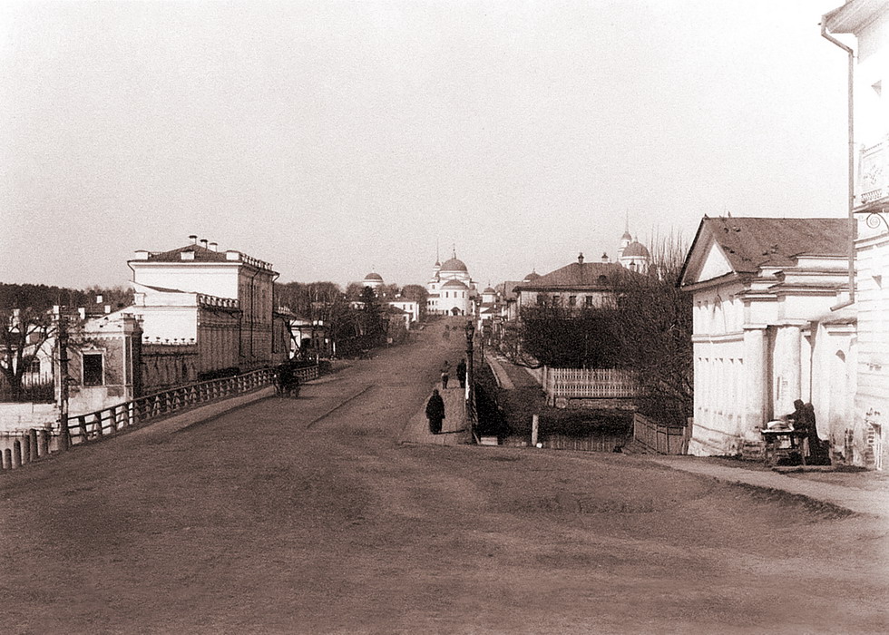 A view at the monastery in the beginning of the XX century.
