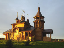 Construction of the Church of All Saints of Siberia